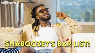 Shaboozey Details His GoTo Bars in New York Los Angeles amp More  Billboard Music Awards 2024 [upl. by Airdnala]