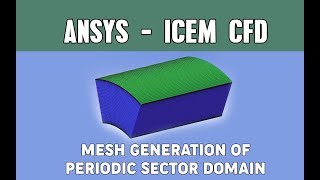 Hexa mesh generation of periodic sector  Ansys  ICEMCFD [upl. by Hendrik281]