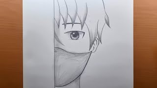 Disegni anime facili  Come disegnare gli ragazzo anime passo dopo passo  Disegno facile [upl. by Nowujalo]