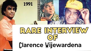 Clarence Wijewardena  very RARE live Interview on Rupavahini in 1991  සුභ උදෑසනක් [upl. by Denoting554]