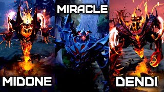 BEST Shadow Fiend players — Miracle MidOne Dendi [upl. by Natrav]