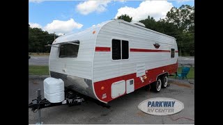 2017 Riverside Retro 195 Retro Style Travel Trailer 3900 Pounds Sleeps 4 Rear Queen Bed 17900 [upl. by Pauletta]