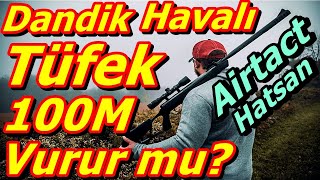 Ucuz Havalı Tüfek 100 Metre Vurur Mu  Hatsan Airtact  Dürbün Nasıl Sıfırlanır [upl. by Nnairak]