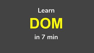 What is DOM  Document Object Model  Beginner Tutorial [upl. by Schuman]