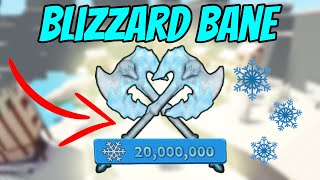 Buying the BLIZZARD BANE SWORD  Better than Scythe  Roblox Giant Simulator [upl. by Akeimahs475]