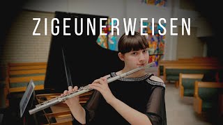 Zigeunerweisen P Sarasate Nikka Gershman flute 13 years old [upl. by Gilleod466]