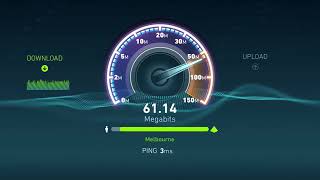 My TPG NBN FTTP Speedtest [upl. by Wilfrid98]