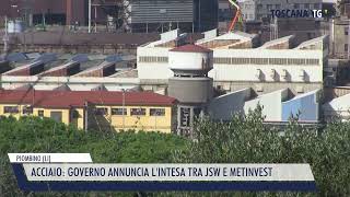 20241031 PIOMBINO LI  ACCIAIO GOVERNO ANNUNCIA LINTESA TRA JSW E METINVEST [upl. by Tallula]