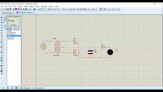 Full Wave Center Tap Rectifier With Proteus [upl. by Tessi]