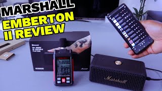 Marshall Emberton II Portable Bluetooth Speaker REVIEW With Audio [upl. by Kelsey334]