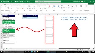 Para que sirven los Comodines en las Funciones de Excel ¡SumarSi  ContarSi [upl. by Orihakat]