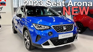 NEW 2023 Seat Arona  Overview REVIEW [upl. by Hillman538]