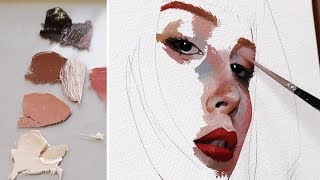 OIL PAINTING PROCESS  The Mind of an Artist [upl. by Leonore]