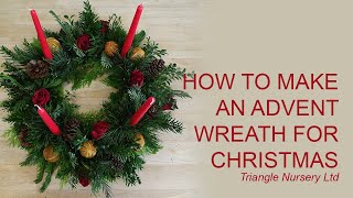 DIY How to Make an Advent Wreath [upl. by Melantha]