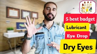 5 Best Eye drops for Dry Eyes  shubhameyecare lubricants [upl. by Garlanda]