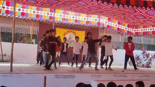 DJ Tillu song dance performance by school boys Golden bells school Atmakur childrens day [upl. by Nortna]