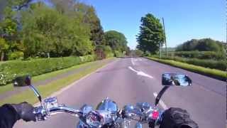 2007 HONDA VTX 1800 ROADTEST [upl. by Auqenaj319]