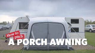 How to pitch a porch awning Camping amp Caravanning [upl. by Bone387]