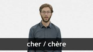 How to pronounce CHER  CHÈRE in French [upl. by Tut]