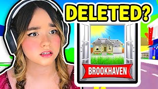 ROBLOX BROOKHAVEN Is Getting DELETED in 2024 [upl. by Enetsuj]