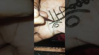 maa ke naam ka tattoo 🙏 👍and subscribe karo my channel 🙏 [upl. by Anawot]