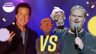 Epic Comedy Battle Jeff Dunham vs Jim Gaffigan [upl. by Walworth]