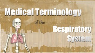 Med Term of the Respiratory System [upl. by Schiro]