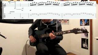 Steve Vai  Eugenes trick bag  Crossroads   Cover and Tab [upl. by Llenrad]