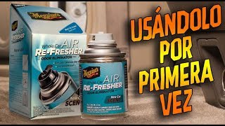 Usando Meguiars Air ReFresher por primera vez Eliminador de malos olores [upl. by Herod]