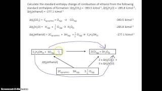 Hesss law triangle problem [upl. by Jala]