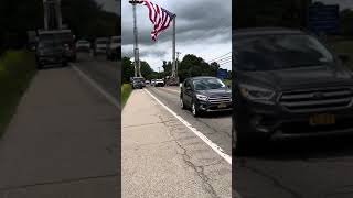 Funeral procession for Kevin Shay Allegany County Sheriff’s Department New York [upl. by Iclehc]