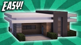 Minecraft How To Build A Small Modern House Tutorial 11 [upl. by Evangelia]