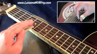 Pentatonic Scales Dobro Lesson  quotResoCamquot by Lessons With Troy [upl. by Ire588]