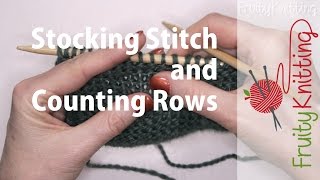 Stocking Stitch and Counting Rows [upl. by Notlrak]