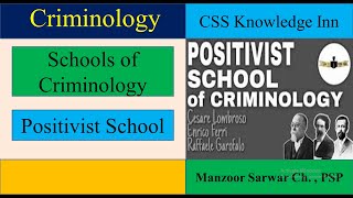 Positivist School of Criminology  Cesare Lombroso [upl. by Relyks933]