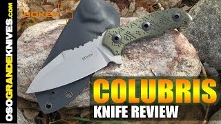 Boker Plus Colubris Fixed Blade EDC Knife Review  OsoGrandeKnives [upl. by Akibma785]