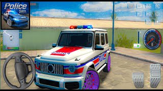 Police Sim 22 Simulator Game  Chor Police Gameplay Merceriz Benz G Cop Duty [upl. by Reppep]