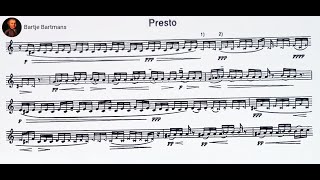 Kalevi Aho  Presto from Solo III for Flute 1991 [upl. by Eneladgam]