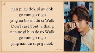 NCT 127 Walk Easy Lyrics [upl. by Enyrb551]