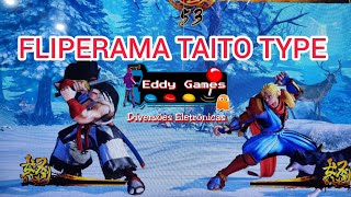 FLIPERAMA PORTATIL COM TAITO TYPE E DEFINITIVO EDDY GAMES [upl. by Eenhat]