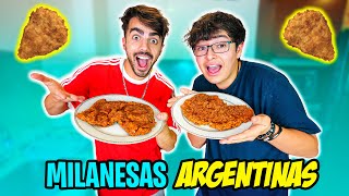 COMO HACER MILANESAS ARGENTINAS CON FEDE VIGEVANI  Guarura Cocina [upl. by Coffin]