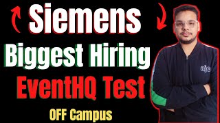 Siemens Biggest Hiring  OFF Campus Drive For 2024  2023  2022  2021 Batch  Fresher Jobs [upl. by Jeb]