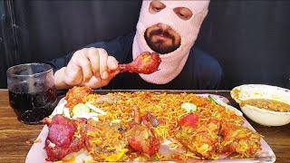 ASMR Eating Spicy Chicken Biryani  Ultimate Mukbang Eating Show asmr mukbang biryani [upl. by Elyn362]