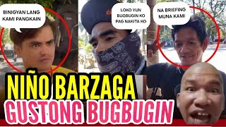 NIÑO BARZAGA GUSTONG BUGBUGIN NG MGA NILOKO NIYA SA RALLY INTERVIEW [upl. by Yasnyl]