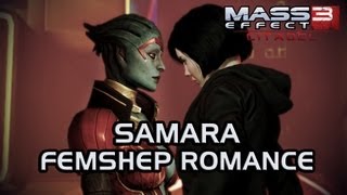 Mass Effect 3 Citadel DLC Samara Romance FemShep version 1 [upl. by Mara731]