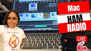 Ham radio software for your Mac  LIVE with Ria [upl. by Aillimac]