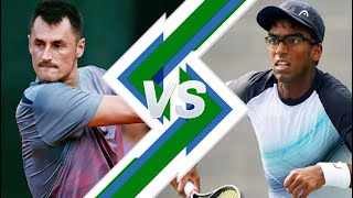 Bernard Tomic vs Nishesh Basavareddy  BLOOMFIELD HILLS 2024 [upl. by Bonnee]