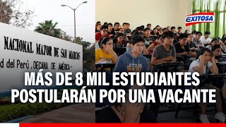 🔴🔵Más de 8 mil estudiantes postularán por una vacante [upl. by Ailahs]