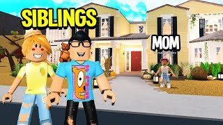 Mom Wants To Adopt SIBLINGS So We Went UNDERCOVER Roblox Bloxburg [upl. by Lonier]