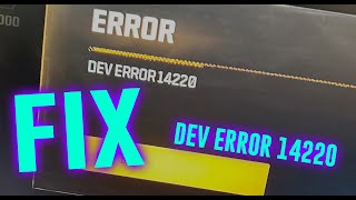 HOW TO FIX DEV ERROR 14220 ON PC BLACK OPS 6  METHOD 1 [upl. by Lorin]